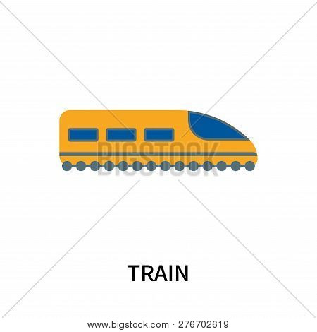 Train Icon Isolated On White Background. Train Icon Simple Sign. Train Icon Trendy And Modern Symbol