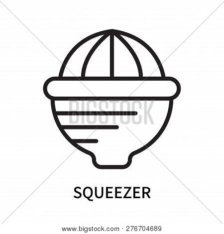 Squeezer Icon Isolated On White Background. Squeezer Icon Simple Sign. Squeezer Icon Trendy And Mode
