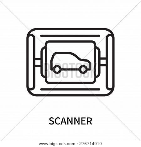 Scanner Icon Isolated On White Background. Scanner Icon Simple Sign. Scanner Icon Trendy And Modern 