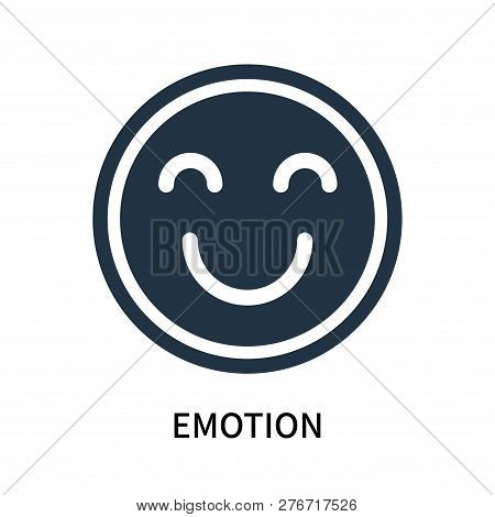 Emotion Icon Isolated On White Background. Emotion Icon Simple Sign. Emotion Icon Trendy And Modern 