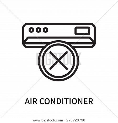 Air Conditioner Icon Isolated On White Background. Air Conditioner Icon Simple Sign. Air Conditioner