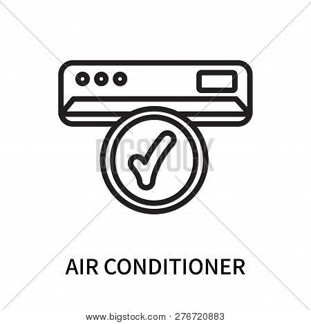Air Conditioner Icon Isolated On White Background. Air Conditioner Icon Simple Sign. Air Conditioner