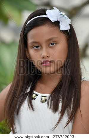 Serious Female Adolescent