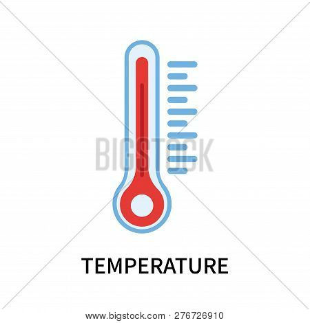 Temperature Icon Isolated On White Background. Temperature Icon Simple Sign. Temperature Icon Trendy