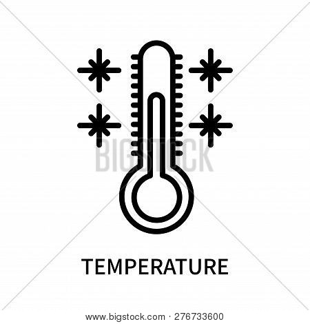 Temperature Icon Isolated On White Background. Temperature Icon Simple Sign. Temperature Icon Trendy