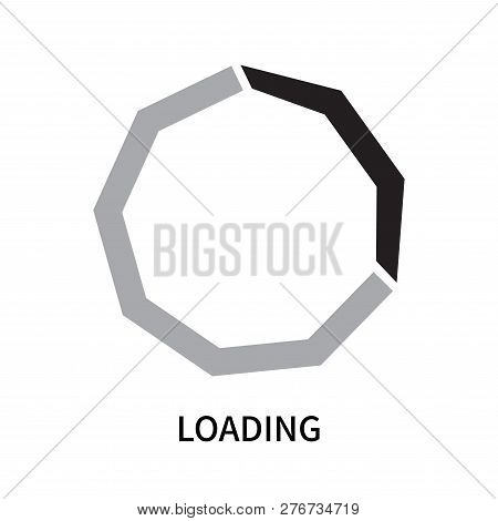 Loading Icon Isolated On White Background. Loading Icon Simple Sign. Loading Icon Trendy And Modern 