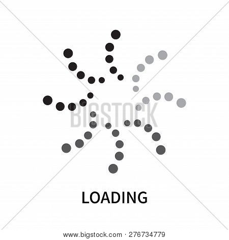 Loading Icon Isolated On White Background. Loading Icon Simple Sign. Loading Icon Trendy And Modern 