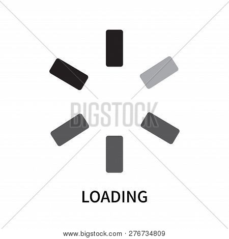 Loading Icon Isolated On White Background. Loading Icon Simple Sign. Loading Icon Trendy And Modern 