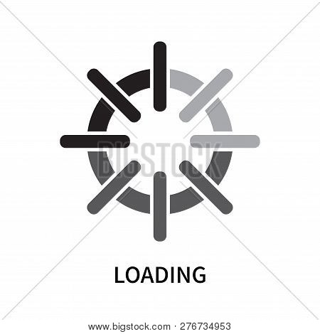 Loading Icon Isolated On White Background. Loading Icon Simple Sign. Loading Icon Trendy And Modern 