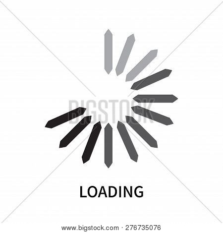 Loading Icon Isolated On White Background. Loading Icon Simple Sign. Loading Icon Trendy And Modern 