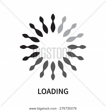 Loading Icon Isolated On White Background. Loading Icon Simple Sign. Loading Icon Trendy And Modern 