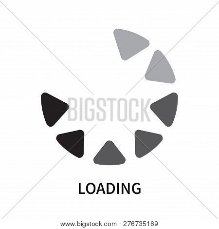 Loading Icon Isolated On White Background. Loading Icon Simple Sign. Loading Icon Trendy And Modern 