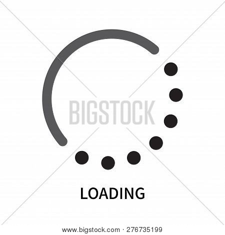 Loading Icon Isolated On White Background. Loading Icon Simple Sign. Loading Icon Trendy And Modern 