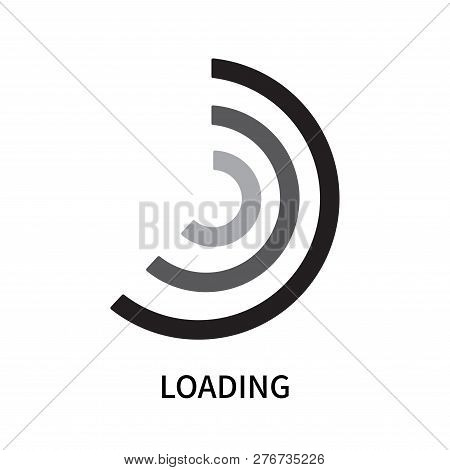 Loading Icon Isolated On White Background. Loading Icon Simple Sign. Loading Icon Trendy And Modern 