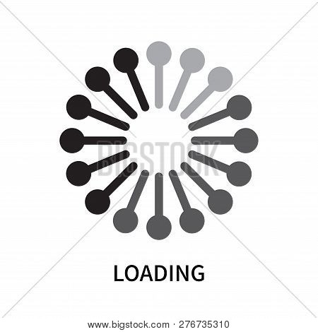 Loading Icon Isolated On White Background. Loading Icon Simple Sign. Loading Icon Trendy And Modern 
