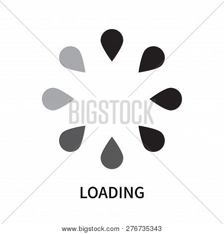 Loading Icon Isolated On White Background. Loading Icon Simple Sign. Loading Icon Trendy And Modern 