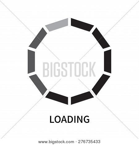 Loading Icon Isolated On White Background. Loading Icon Simple Sign. Loading Icon Trendy And Modern 