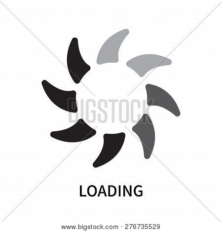Loading Icon Isolated On White Background. Loading Icon Simple Sign. Loading Icon Trendy And Modern 