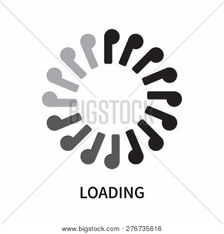 Loading Icon Isolated On White Background. Loading Icon Simple Sign. Loading Icon Trendy And Modern 
