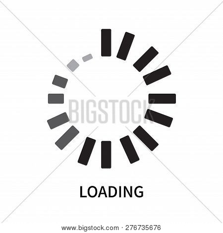 Loading Icon Isolated On White Background. Loading Icon Simple Sign. Loading Icon Trendy And Modern 
