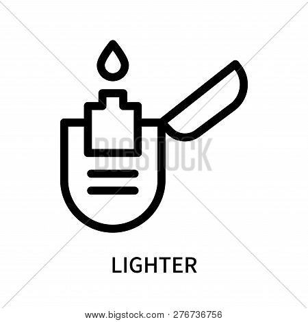 Lighter Icon Isolated On White Background. Lighter Icon Simple Sign. Lighter Icon Trendy And Modern 