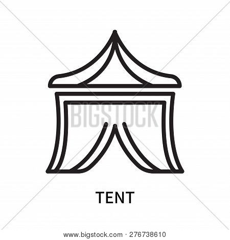 Tent Icon Isolated On White Background. Tent Icon Simple Sign. Tent Icon Trendy And Modern Symbol Fo