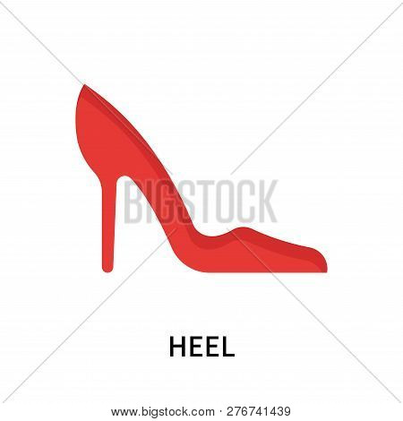 Heel Icon Isolated On White Background. Heel Icon Simple Sign. Heel Icon Trendy And Modern Symbol Fo