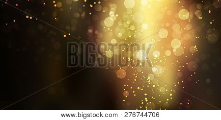 Gold Glittering Vector Photo Free Trial Bigstock