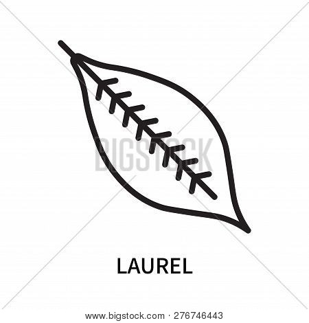 Laurel Icon Isolated On White Background. Laurel Icon Simple Sign. Laurel Icon Trendy And Modern Sym