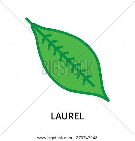 Laurel Icon Isolated On White Background. Laurel Icon Simple Sign. Laurel Icon Trendy And Modern Sym