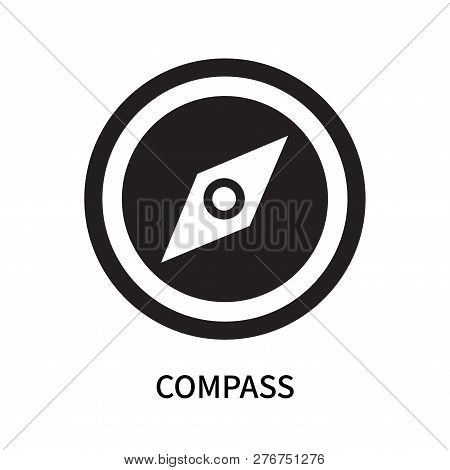 Compass Icon Isolated On White Background. Compass Icon Simple Sign. Compass Icon Trendy And Modern 