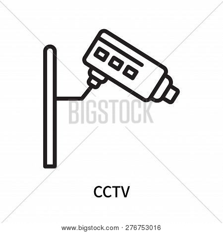 Cctv Icon Isolated On White Background. Cctv Icon Simple Sign. Cctv Icon Trendy And Modern Symbol Fo