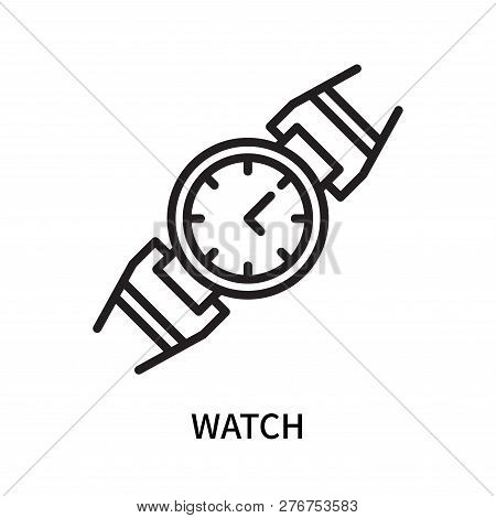 Watch Icon Isolated On White Background. Watch Icon Simple Sign. Watch Icon Trendy And Modern Symbol