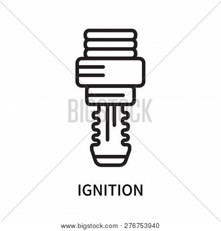 Ignition Icon Isolated On White Background. Ignition Icon Simple Sign. Ignition Icon Trendy And Mode