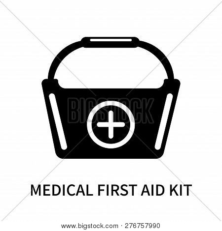 Medical First Aid Kit Icon Isolated On White Background. Medical First Aid Kit Icon Simple Sign. Med