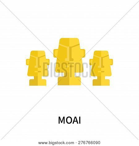 Moai Icon Isolated On White Background. Moai Icon Simple Sign. Moai Icon Trendy And Modern Symbol Fo