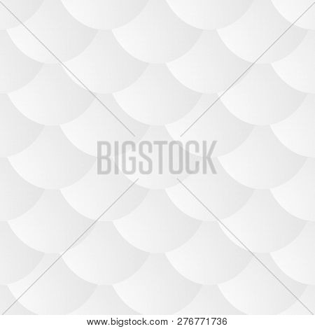 Background With Cells Made From Shadows And Lights In Origami Style. White Background.