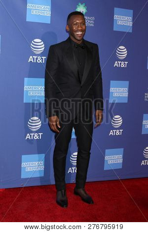 PALM SPRINGS - JAN 17:  Mahershala Ali at the 30th Palm Springs International Film Festival Awards Gala at the Palm Springs Convention Center on January 17, 2019 in Palm Springs, CA