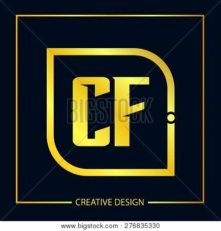 Initial Letter Cf Logo Template Vector Design