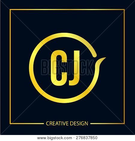 Initial Letter Cj Logo Template Vector Design