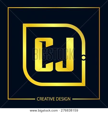 Initial Letter Cj Logo Template Vector Design