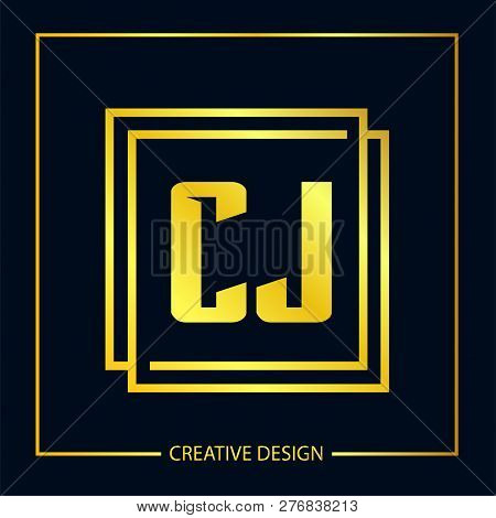 Initial Letter Cj Logo Template Vector Design