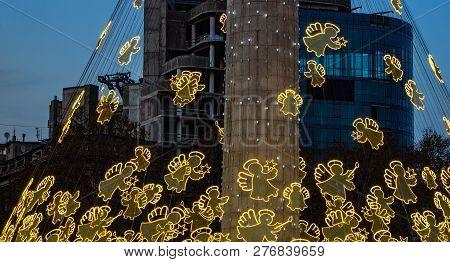 Christmas Illumination In Tbilisi, Georgia