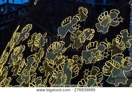 Christmas Illumination In Tbilisi, Georgia
