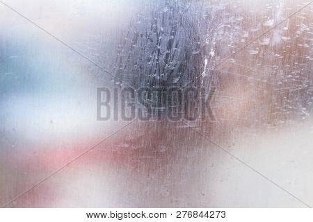 Alumnium Surface Pattern Silver Backdrop Background Closeup