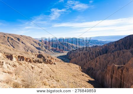 Bolivian Canyon Near Tupiza,bolivia.quebrada De Palala.rock Formations
