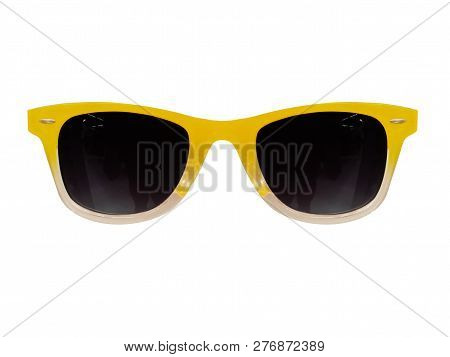 Glasses. Spectacles. Sunglasses. On White Background. Glass, Isolated, Sunglasses, White, Eyeglasses