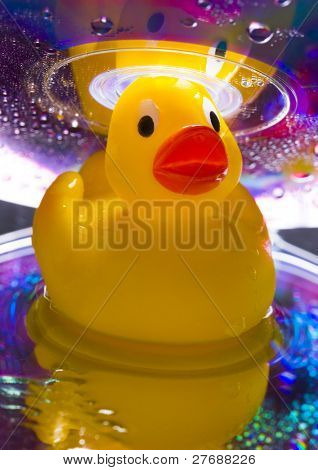 Gummiagtig duck