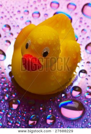 Gummiagtig duck
