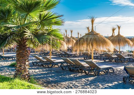 Amazing Fanabe Beach In Tenerife, Canary Islands, Spain
